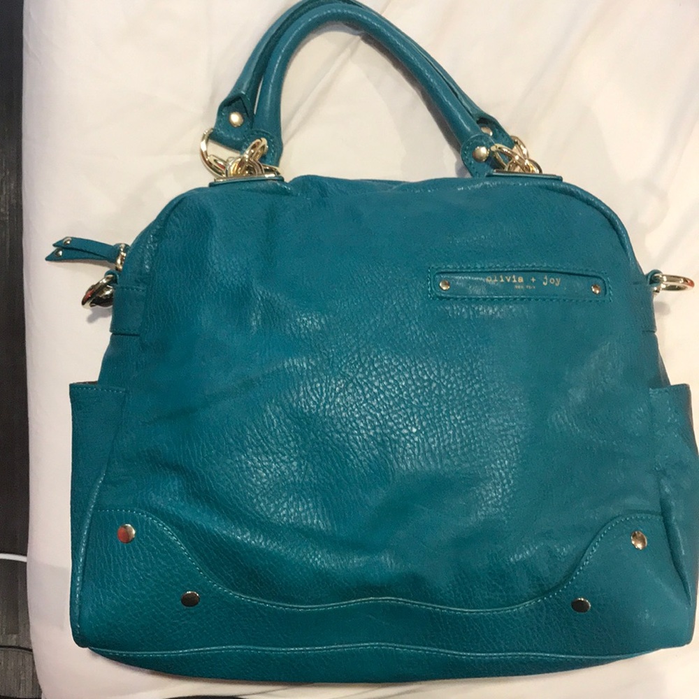 Olivia & Joy Turquoise messenger bag